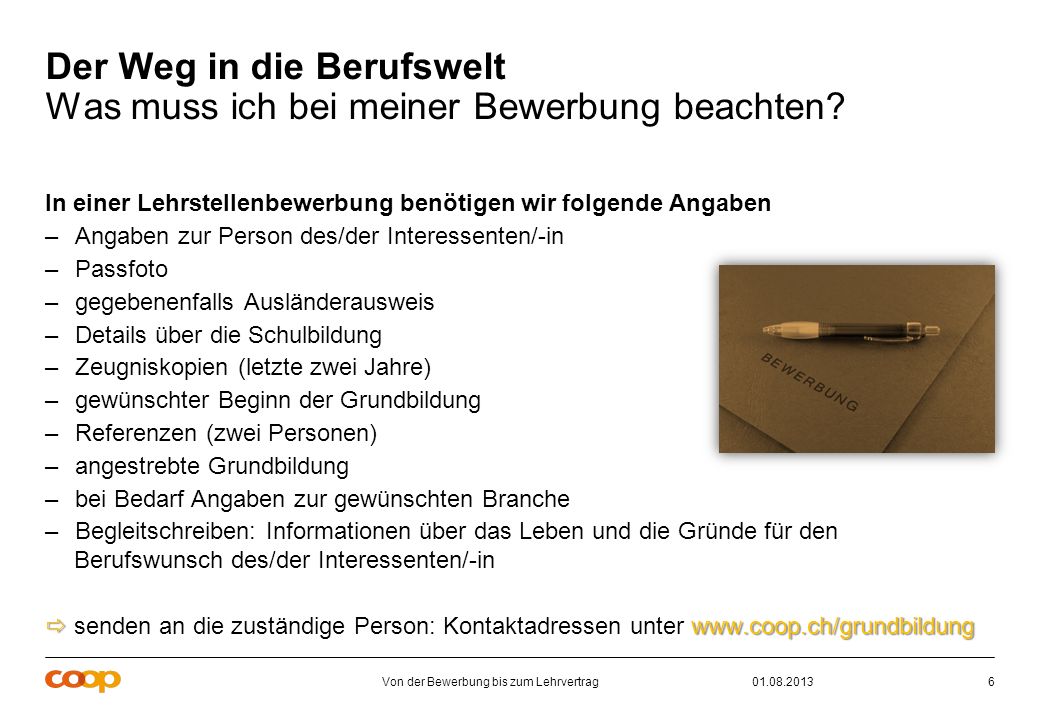 Startup kennenlernen bewerbung